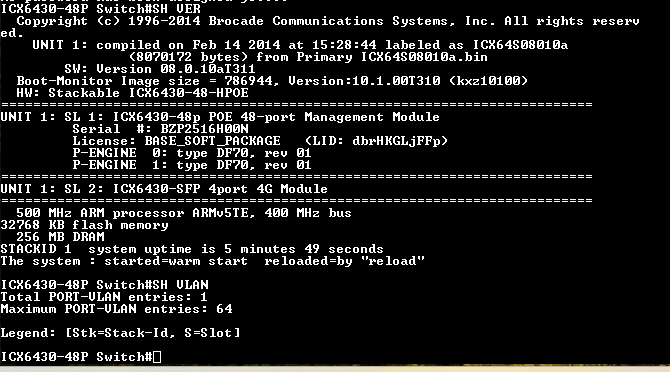 Brocade ICX 6430 48P ICX6430-48P 48 RJ-45 PoE + 4x 1GbE SFP Port $