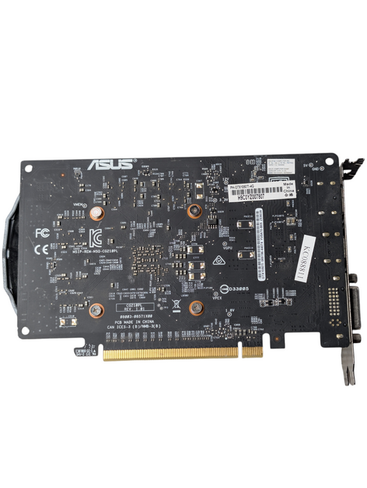 ASUS NVIDIA GeForce GTX 1050 Ti 4GB GPU PH-GTX1050TI-4G  -