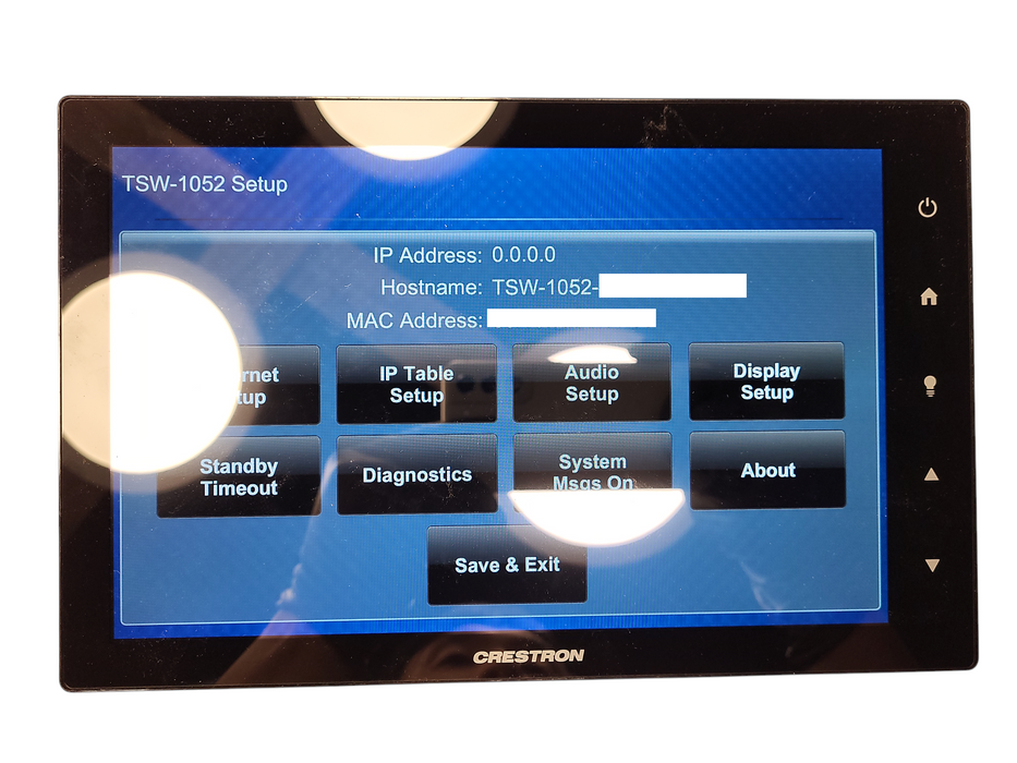 Crestron TSW-1052-W-S Touch Screen Control Panel w/ Stand $