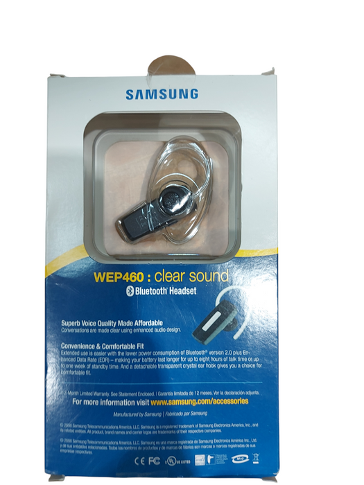 Samsung WEP460 Bluetooth Headset Clear Sound w/ charging