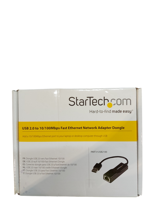 Lot 2x StarTech USB 2.0 to 10/100 Mbps Ethernet Network Adapter Dongle