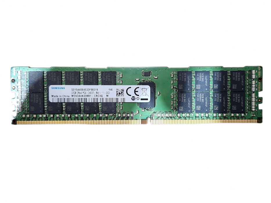 Samsung 32GB 2Rx4 PC4-2400T DDR4 ECC RAM RDIMM M393A4K40BB1-CRC Q