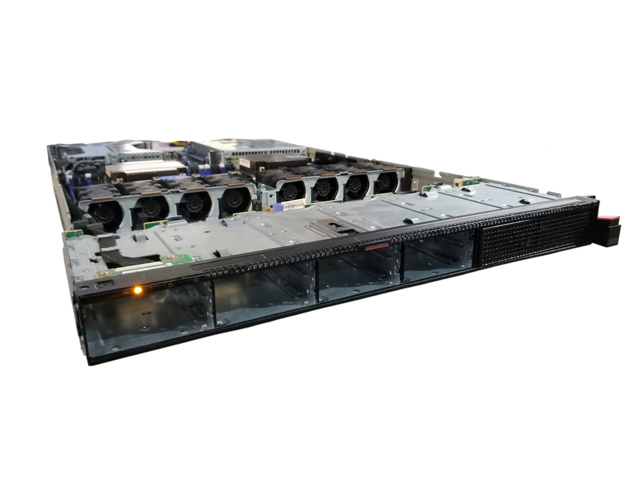Lenovo ThinkServer RD550 2x Xeon E5-2630v3 RAID 510i/ Powers On - For Parts