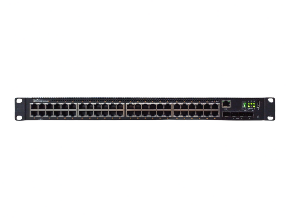 Dell N1548P, 48-Port Gigabit PoE+ 4x 10G SFP+ Managed Switch