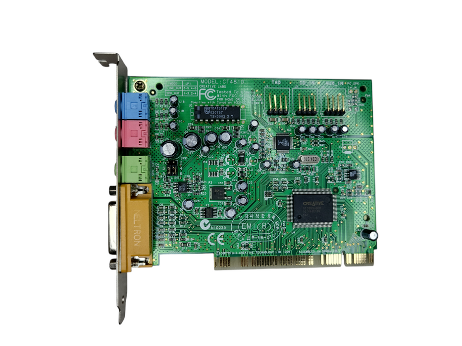 Creative Labs CT4810 Internal PCI audio Card Game port retro gaming %
