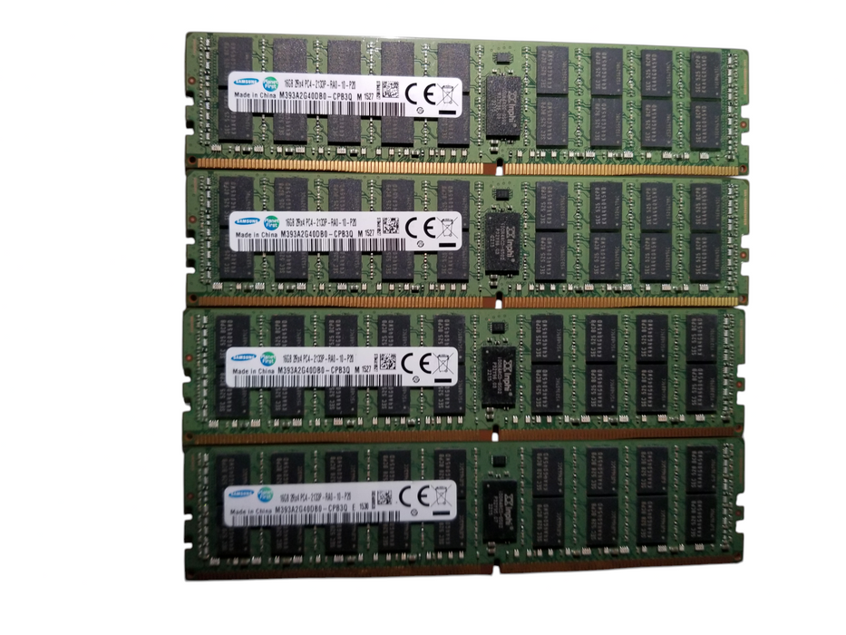 Samsung 64GB Bundle (4x16GB) 2Rx4 PC4-2133P- RA0-10-P20 DDR4 Server RAM Q