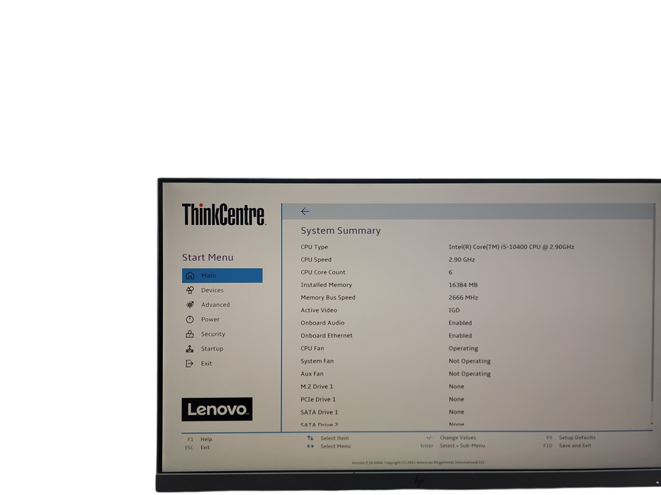 Lenovo ThinkCentre M70s SFF i5 - 10400 @ 2.90GHz 16GB DDR4 Ram Qθ