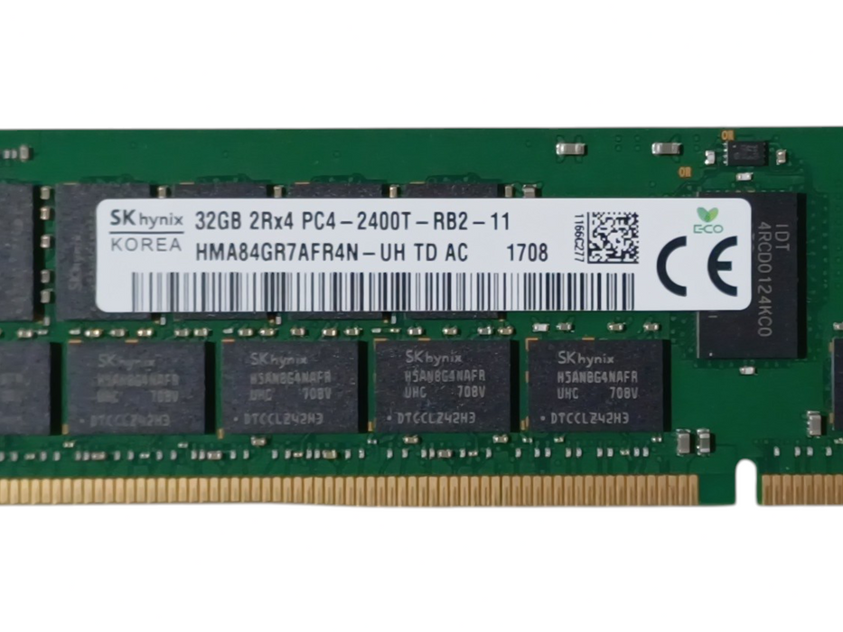 SK Hynix 32GB 2Rx4 PC4-2400T-RB2, DDR4, Server RAM Q