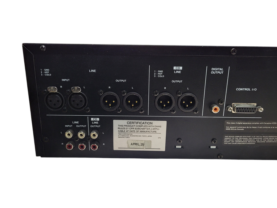 TASCAM CD-A700 Professional CD Player & Cassette Recorder Unit $