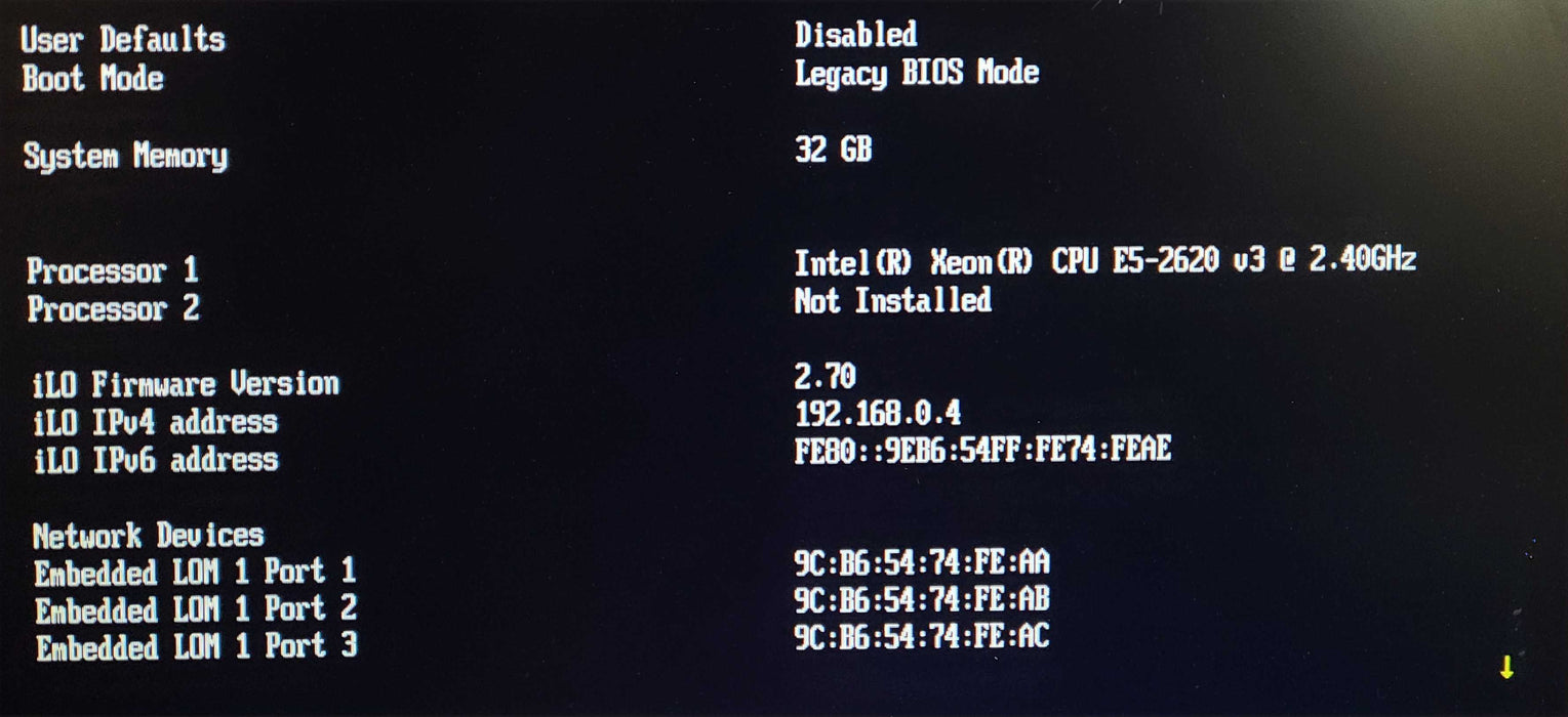 HP ProLiant ML350 Gen9 - 1x Xeon E5-2620 v3 | 32GB DDR4 | P440ar | NO HDD