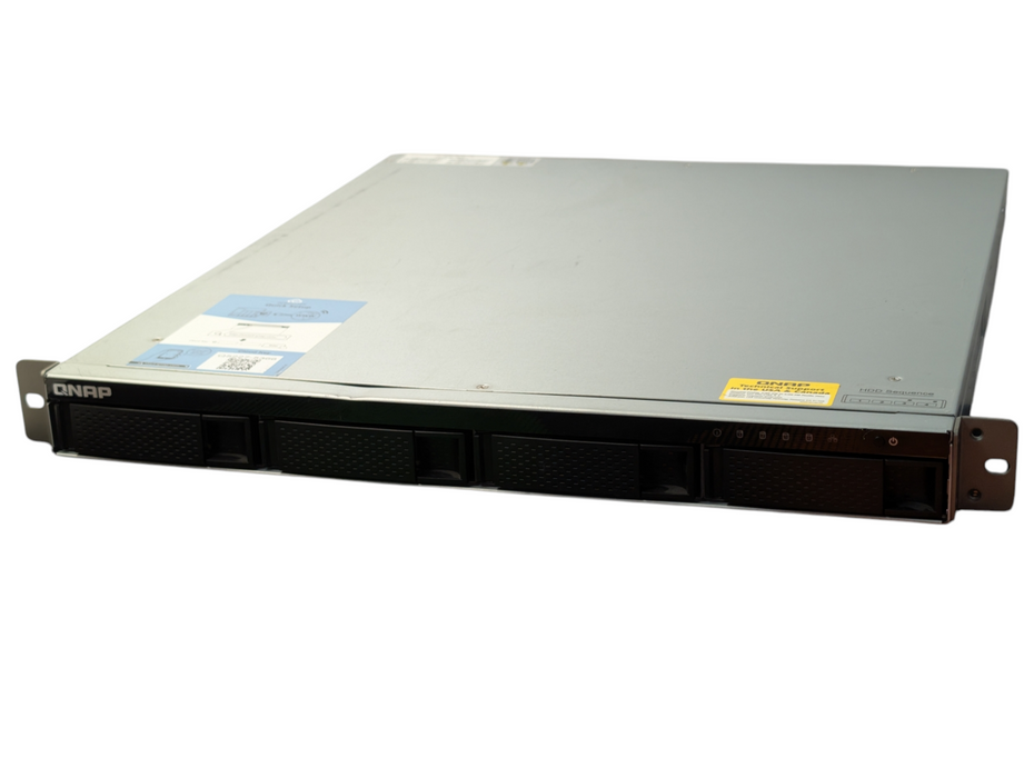 QNAP TS-453BU-RP 4 Bay 1U NAS 2x 4TB HDDs installed  -