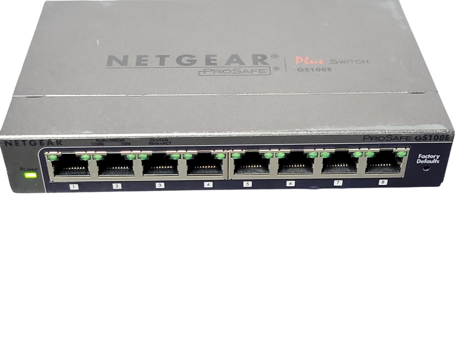 Netgear prosafe 8 port gigabit switch GS108E Q_