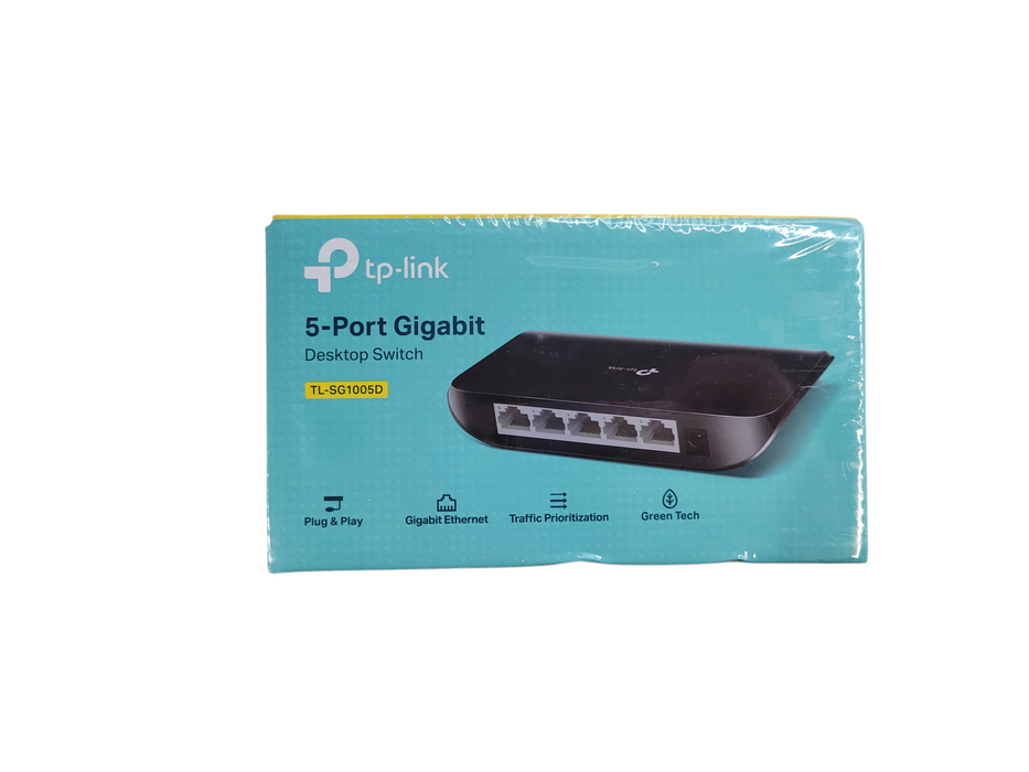 TP-Link 5-Port Gigabit Ethernet Desktop Switch TL-SG1005D v9 %
