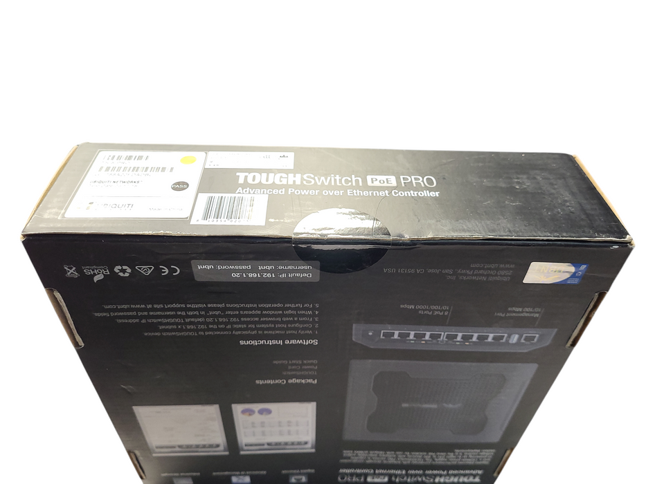 New UBiQUiTi TOUGHSwitch PoE PRO TS-8-PRO 8 Port Advanced PoE Controller $