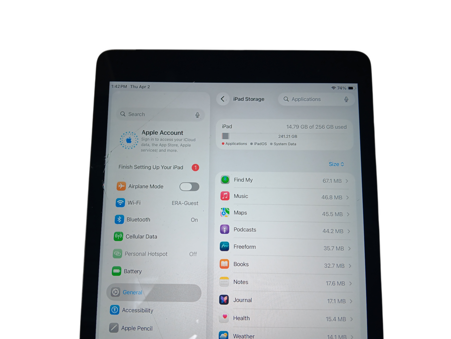 Apple iPad 9th Gen - 256GB - Space Gray [A2603] Read