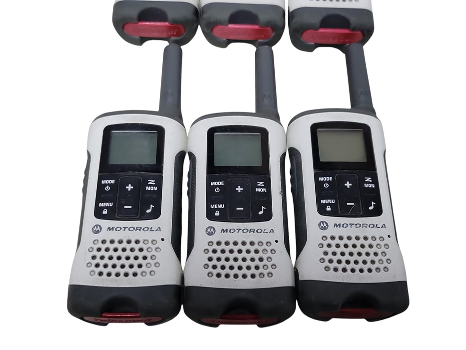 Lot of 6x Motorola T280 TalkAbout Walkie Talkies, READ _