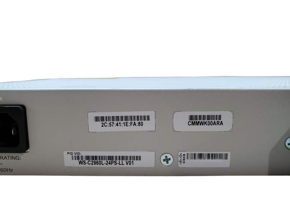 Cisco Catalyst WS-C2960L-24PS-LL V01 Gigabit PoE Network Switch
