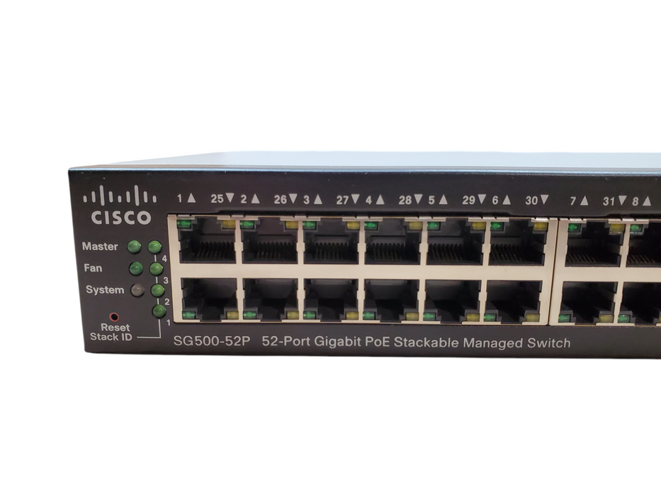 Cisco SG500-52P 52-Port Gigabit PoE Stackable Managed Switch