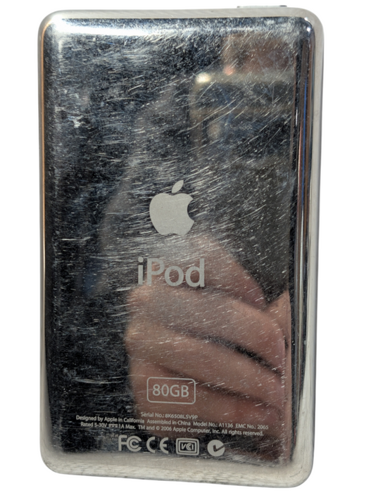 iPod 5th Gen - Enhanced 80GB Classic  A1136 -