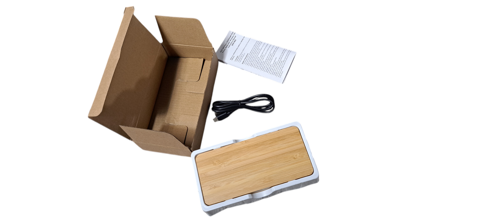 Ariel Bamboo FSC Wireless Power Bank | 10000mAh  Q Q