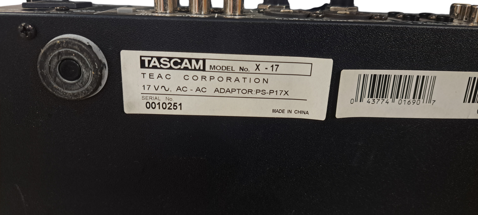 Tascam X-17 Professional DJ Mixer