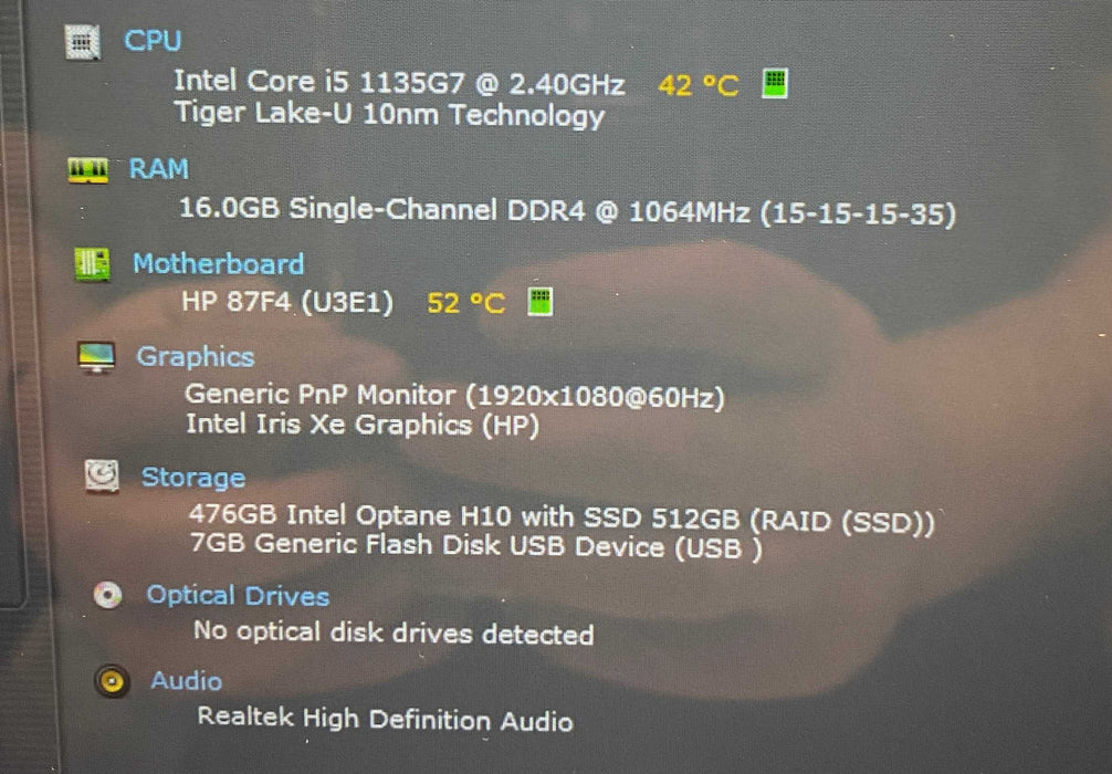 HP Pavilion x360 Convertible TOUCH i5-135G7@2.40GHz 16GB RAM 512GB SSD READ  Lap200