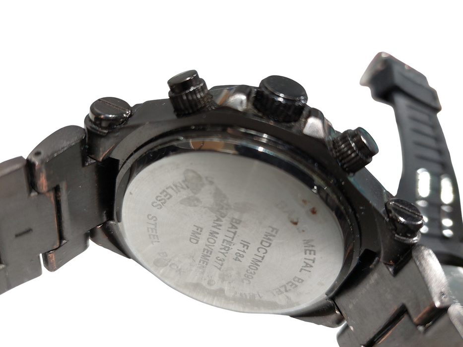 Mens Used Watch Bundle Steve Madden PC21J7, IF184 ( No Batteries,377 )  =