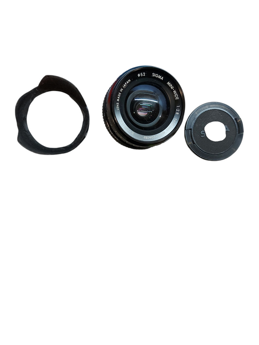 Sigma 28mm f2.8 Mini-Wide II Lens Pentax K Mount - Read Description