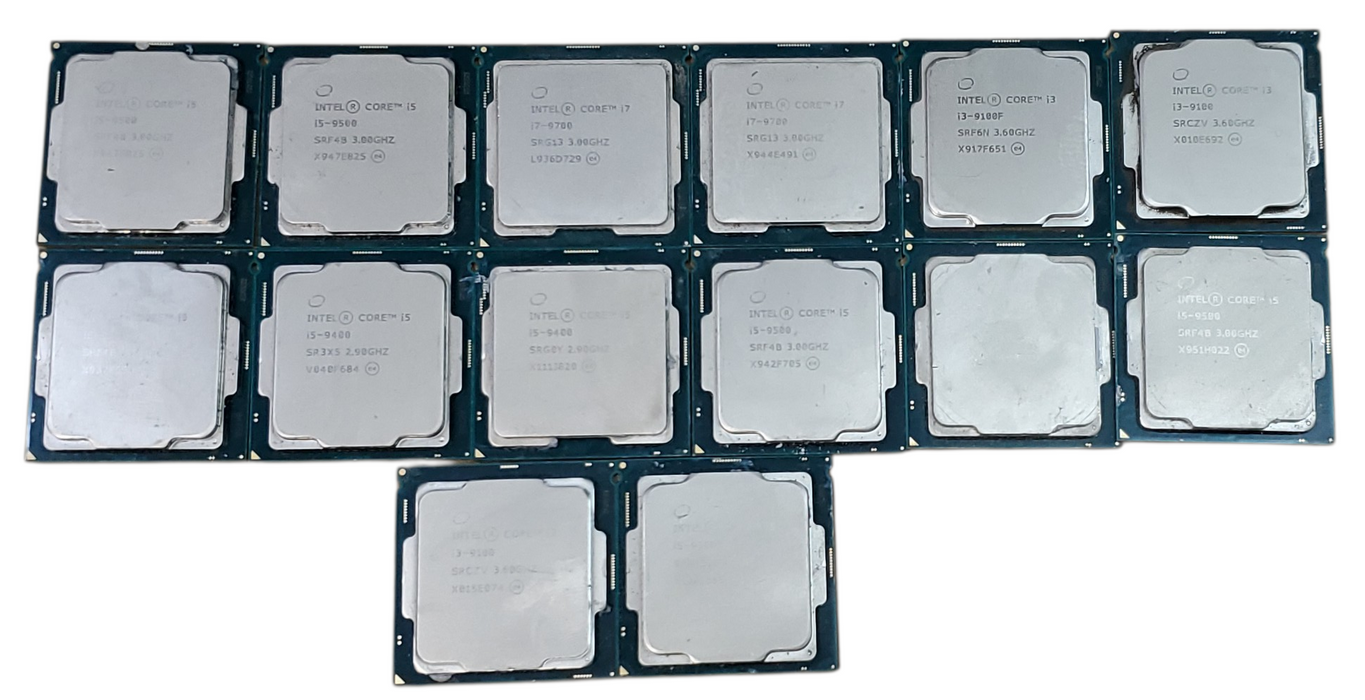 Lot of 104x, 6th to 9th Gen i-series Desktop CPUs (CPU69-40)