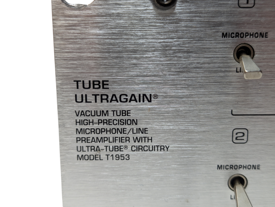Behringer Tube Ultragain Vacuum Tube High-Precision Mic / Line Preamp T1953 -