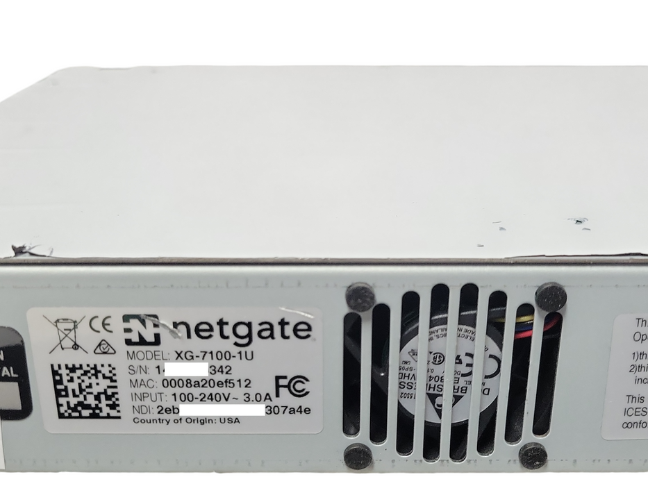 Netgate XG-7100-1U Security Gateway Appliance, READ _