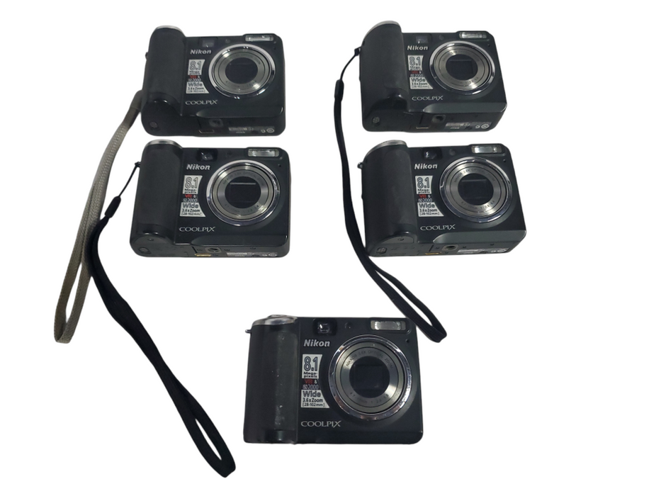 Lot 5x Nikon Coolpix P50 8.1MP Digital Cameras | — retail.era