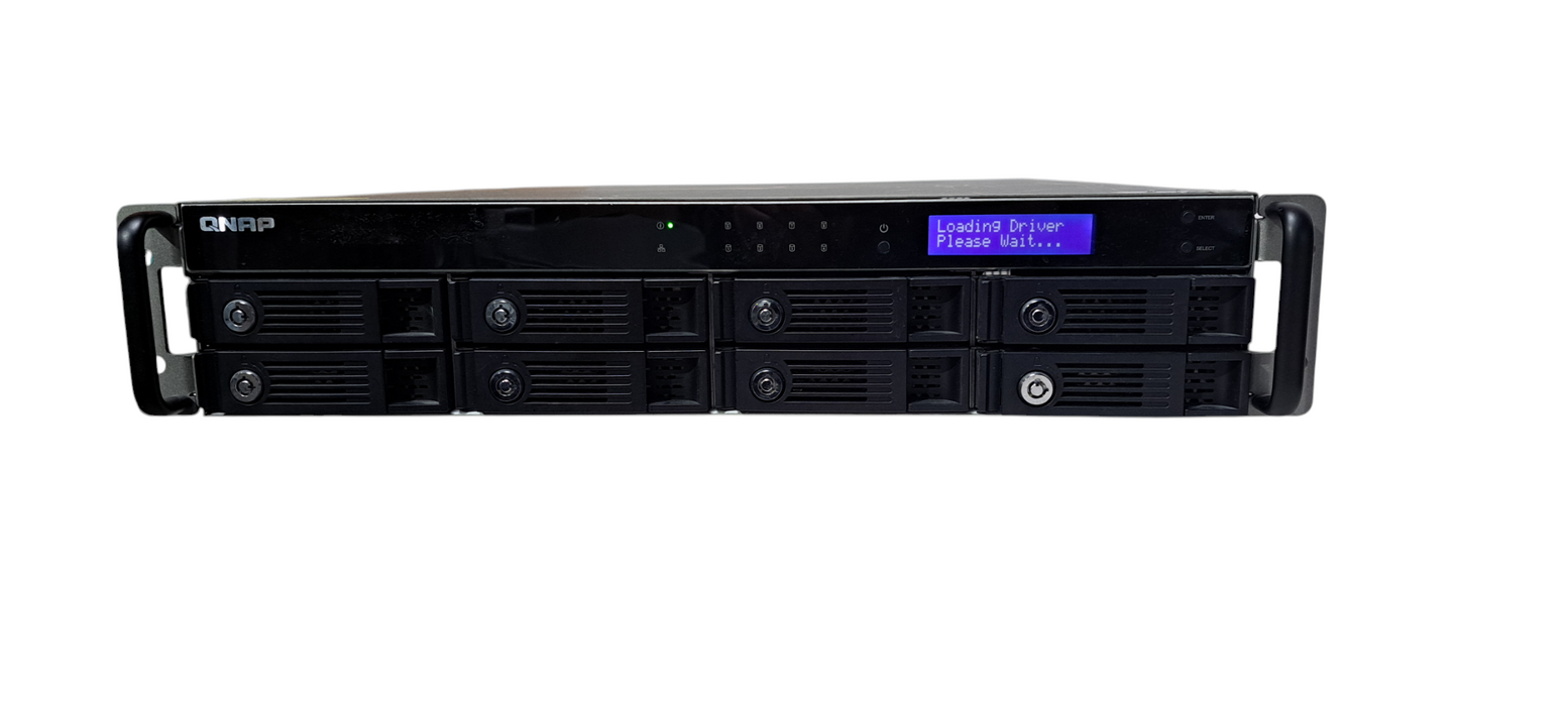 QNAP TS-859U-RP+ 8-Bay 2U Rackmount NAS Server, No HDD