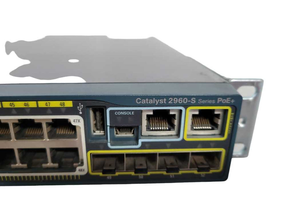 Cisco WS-C2960S-48FPS-L V04 | 48-Port Gigabit PoE+ 740W Network Switch !