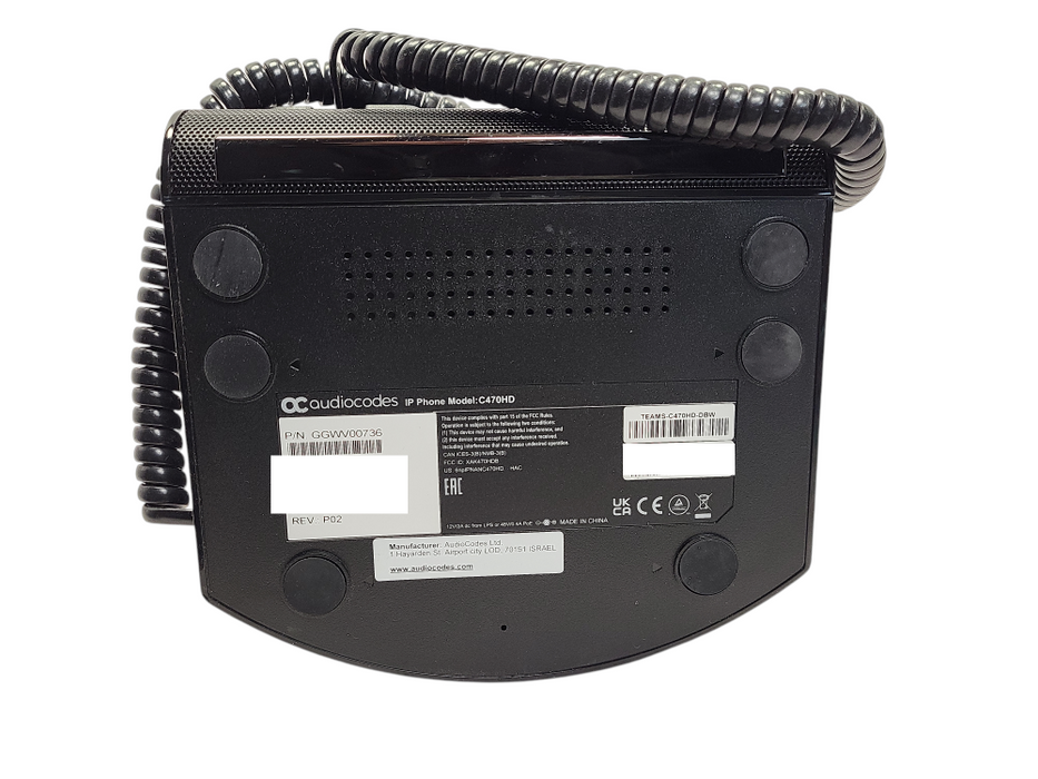 AudioCodes C470HD IP Phone / GGWV00736 $
