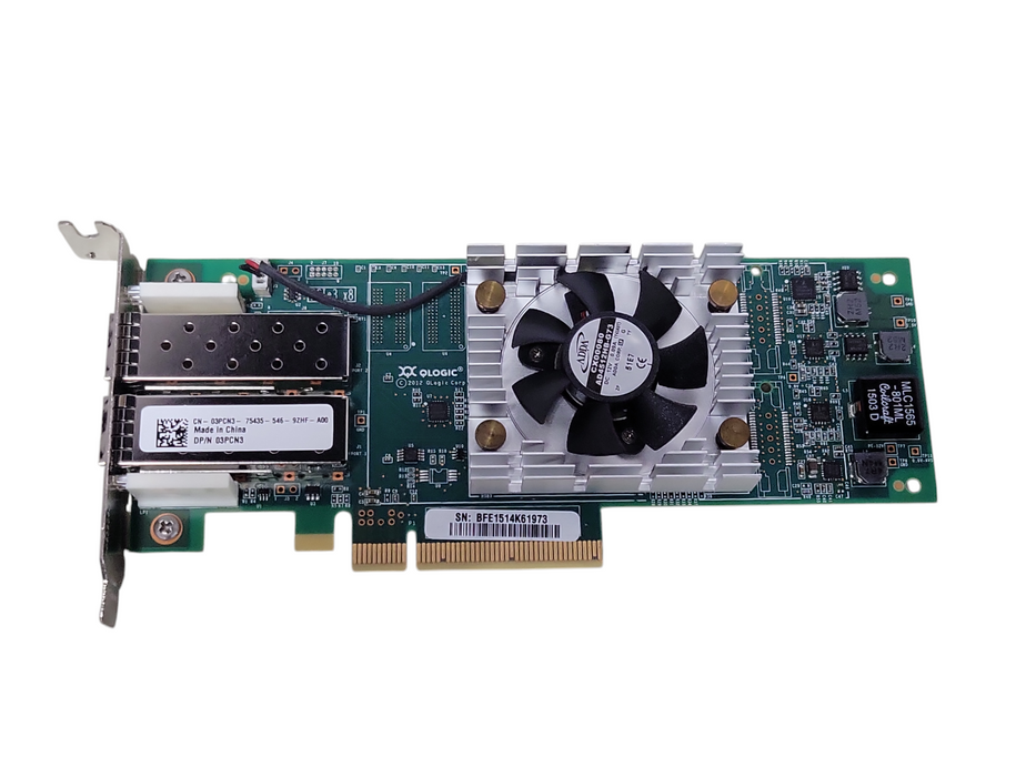 Dell QLE2662L-DEL 2-PORT PCIe Fiber Channel Adapter Low profile _