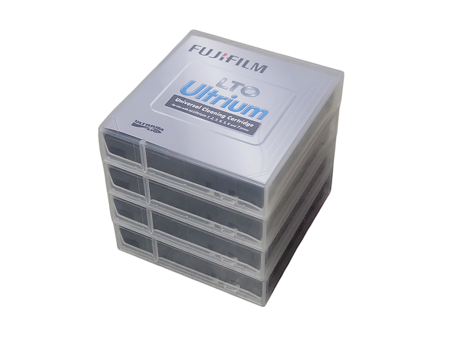 Lot of 4x FUJIFILM LTO 1-7 Drive Tape Cleaning cartridge LTO Ultrium _