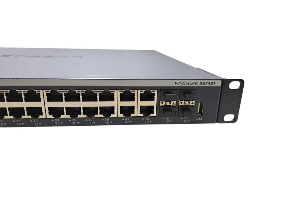 Netgear ProSAFE XS748T 48-Port 10-Gigabit 4x SFP+ Smart Managed Switch