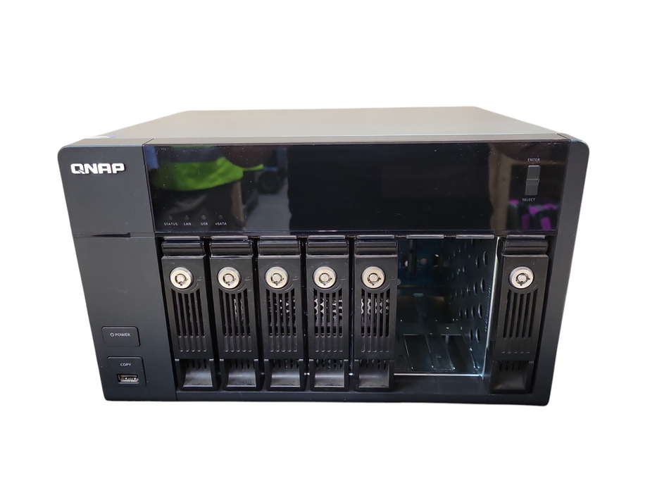 QNAP TS-869 Pro 8-Bay NAS Storage Array w/ 6x 2TB HDD !