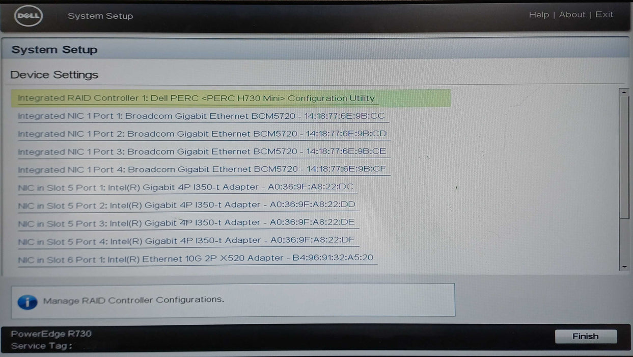 Dell PE R730 2U 16x2.5", 2x Xeon E5-2620v3, 224GB DDR4, H730 Mini, 2x 1100W