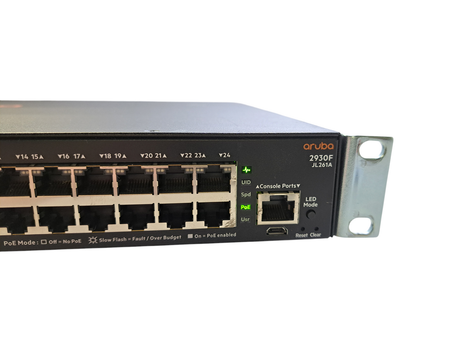 Aruba HP JL261A 2930F 24G PoE+ 4SFP Gigabit Switch