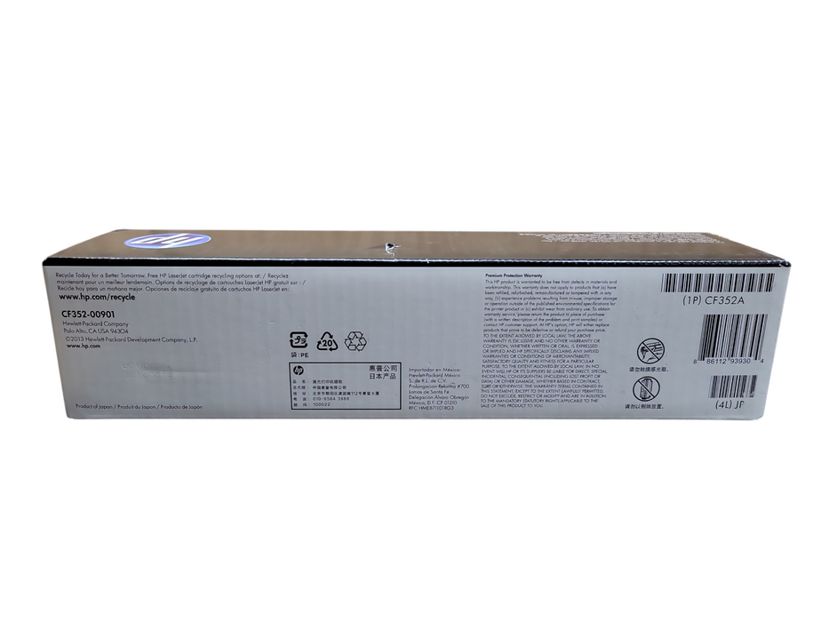 HP 130A LASERJET CARTRIDGE CF352A .. YELLOW !