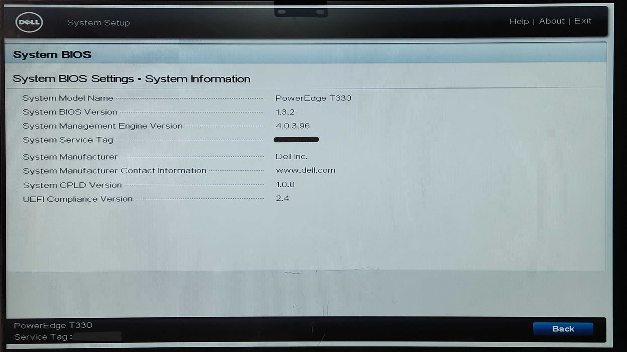 Dell PowerEdge T330, Xeon E3-1220 v5 3.00GHz, 8GB DDR4, H330 RAID, 2x 2TB SAS