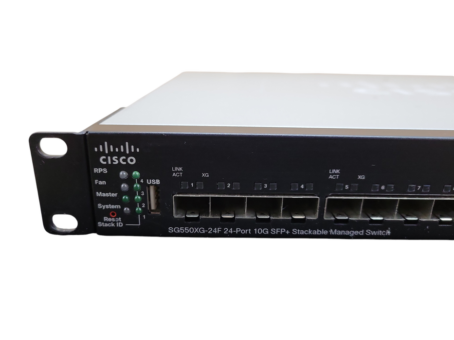 Cisco SG550XG-24F-K9 24 Port 10G SFP+ Stackable Managed Switch !