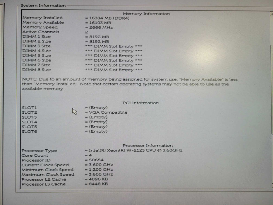 Dell T5820, Xeon W-2123 3.6GHz, 16GB DDR4, AMD W5100 GPU, 950W PSU !