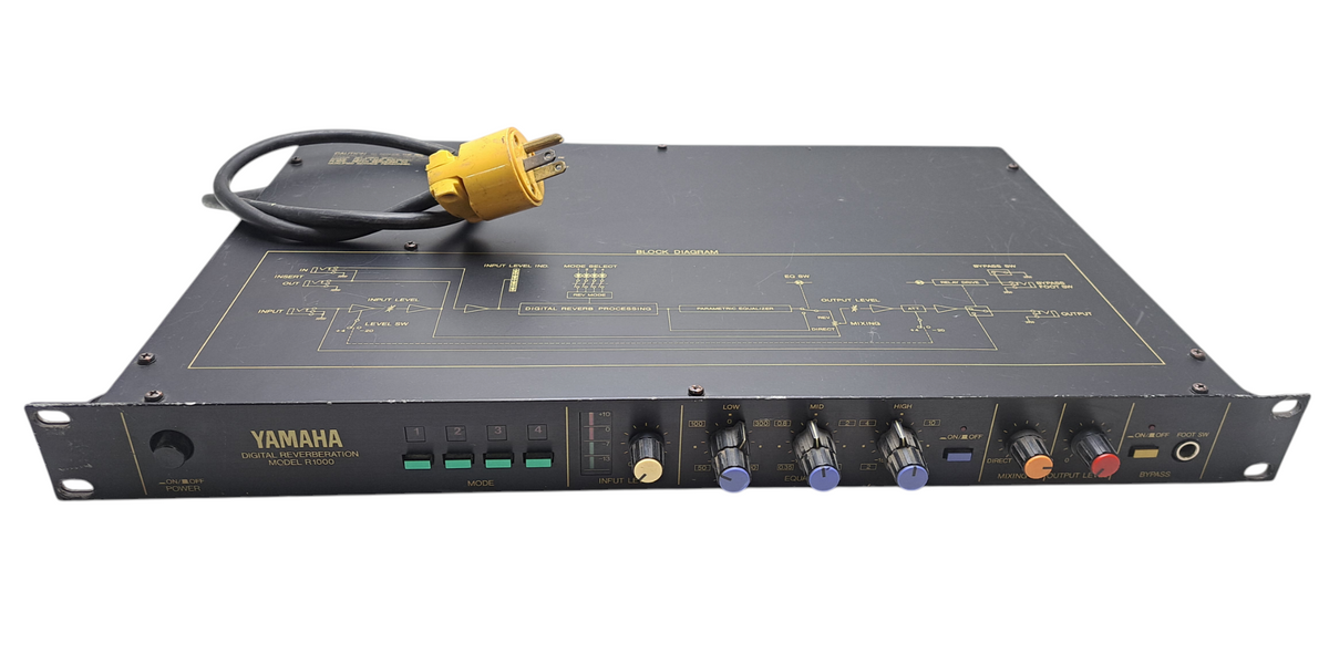 YAMAHA R1000 Digital Reverb Rack Mount Audio Processor ) — retail.era