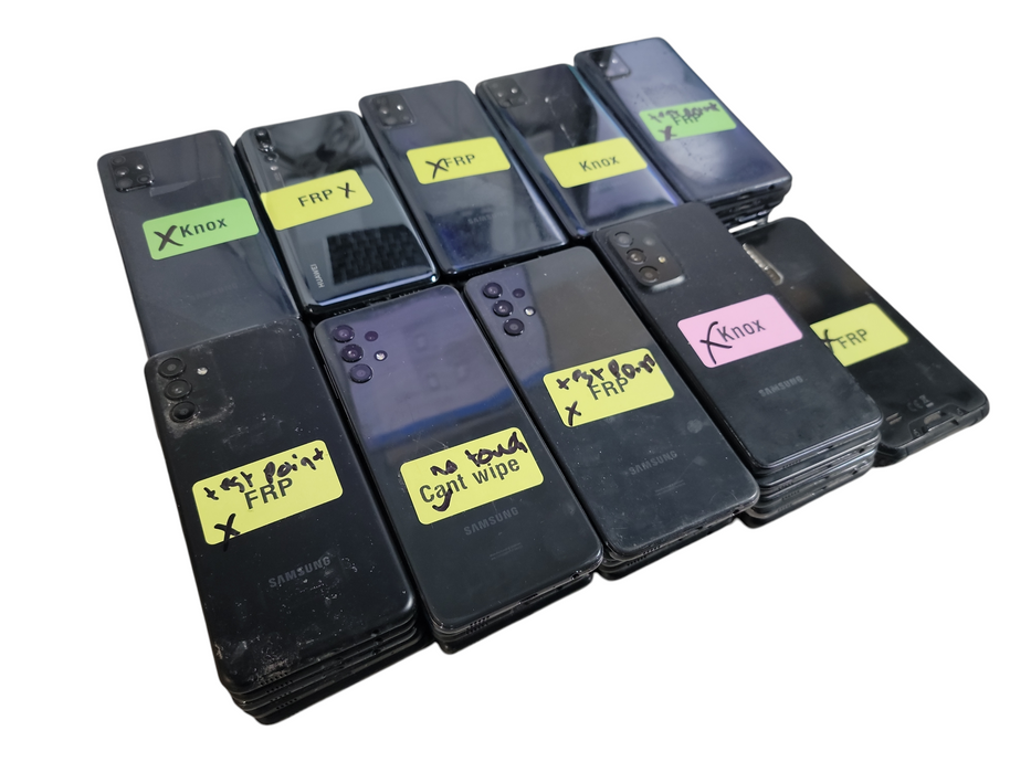 Lot of 46x Android Phones [FRP/Knox] (