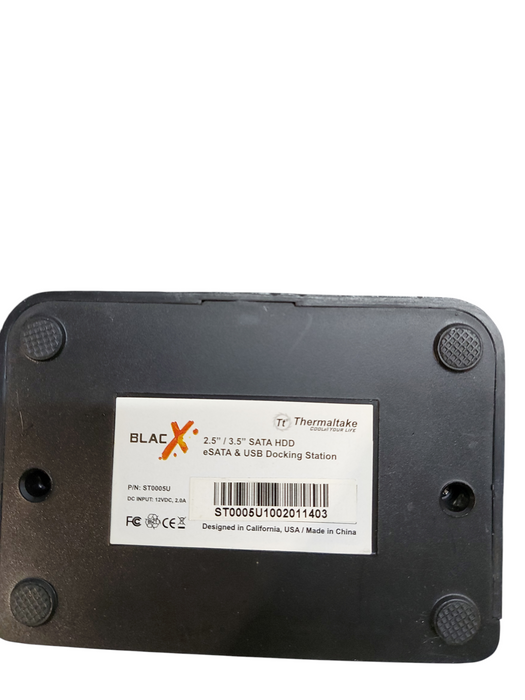 Thermaltake BlacX SATA Hard Drive 3.5" 2.5 Docking Station eSATA USB 2.0