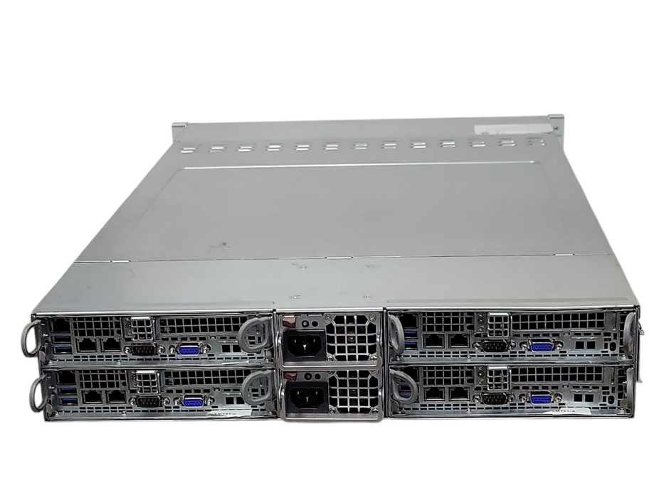 SuperMicro 217-16 4-Node server w/ 4x Xeon E5-2630v3, 64GB DDR4, 2x PSU SEE _