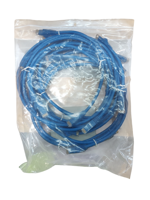 Lot 10x -3 ft BlueGigabit Snagless RJ45 UTP Cat6 Patch Cable-N6PATCH3BL10PK Q